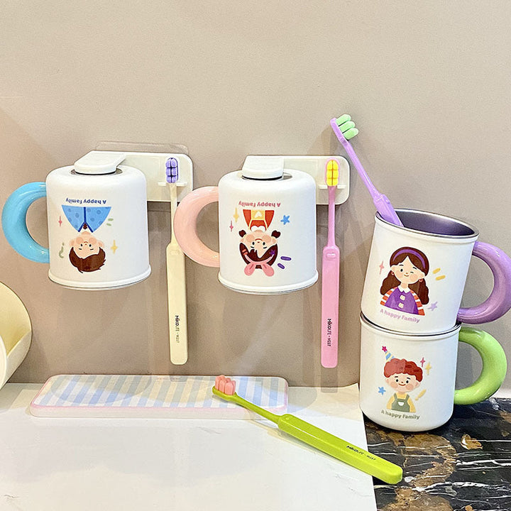 Wall cup holder with creative cartoon design Kalsten