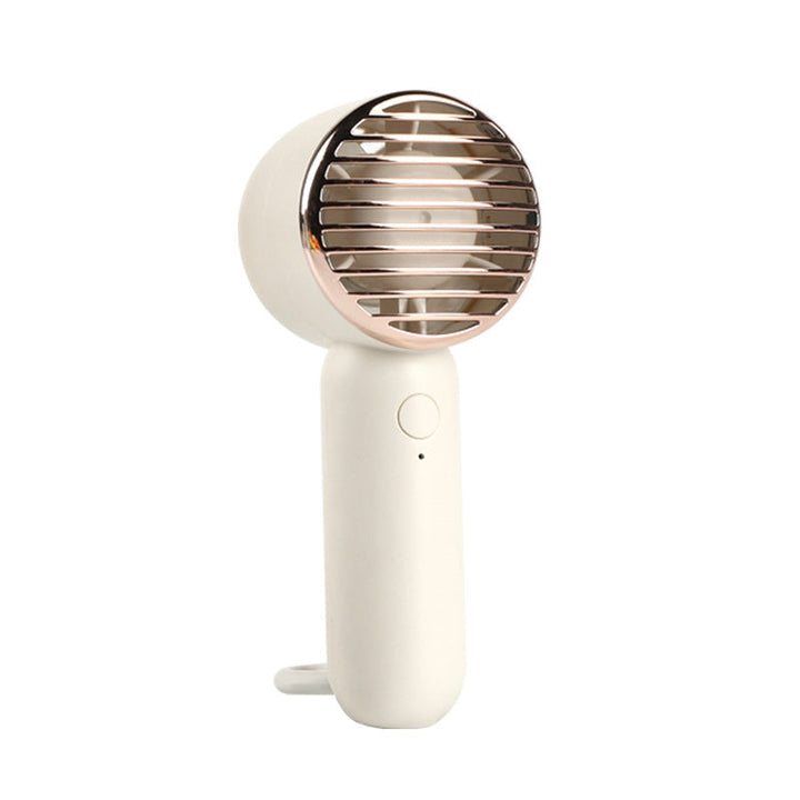 Women's Portable Mini Fan with USB Charging Function and Ergonomic Handle Kalsten