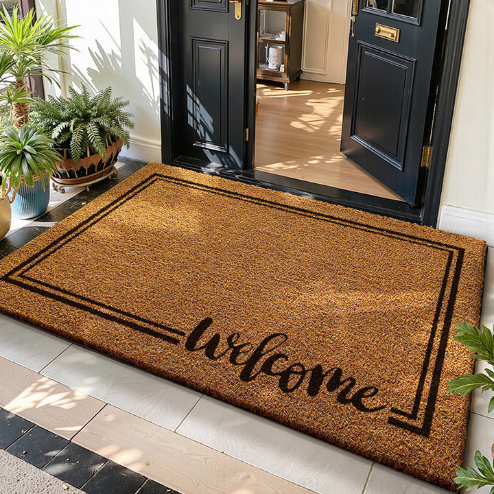 Leaf Pattern Entrance Mat Kalsten