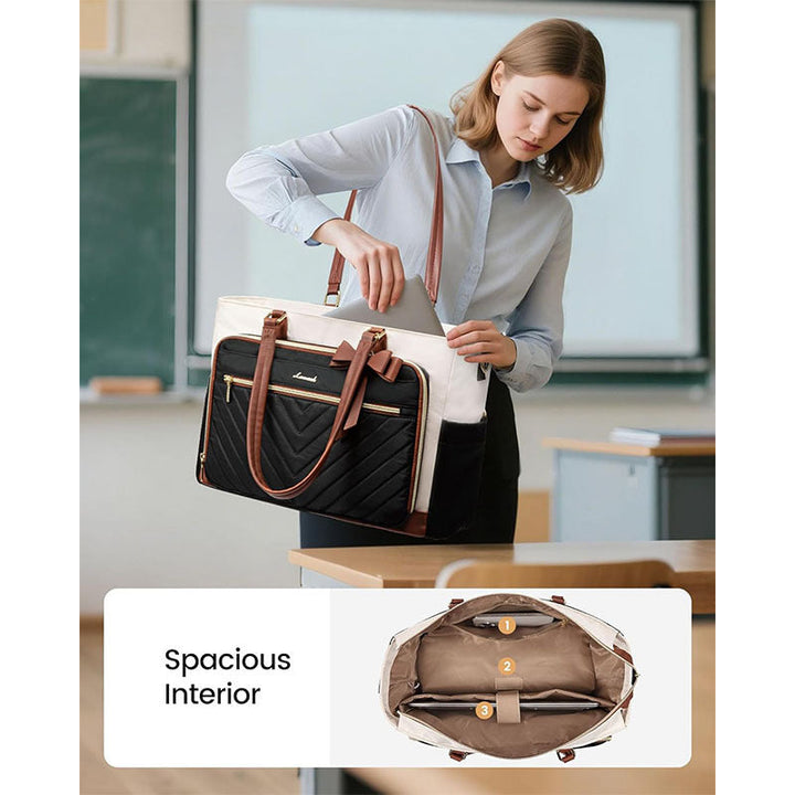 Fashionable tote bag with stylish compartments Kalsten