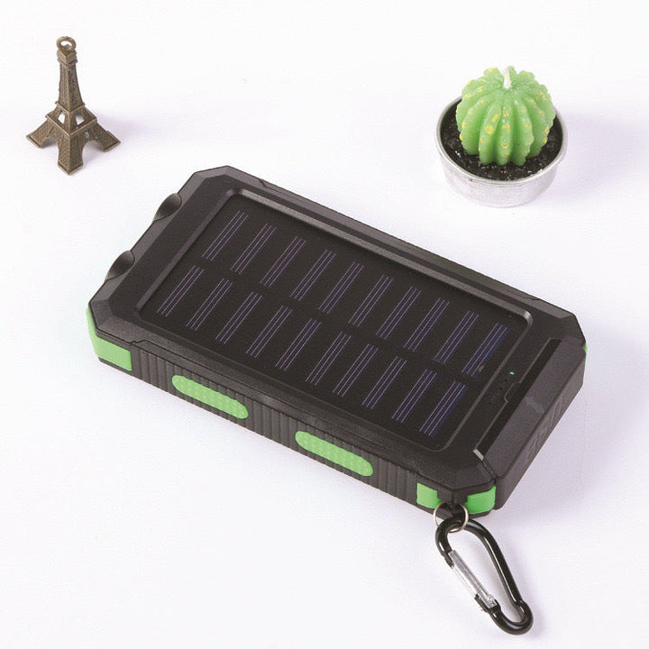 Solar-powered power bank with robust design and integrated fast charging function Kalsten