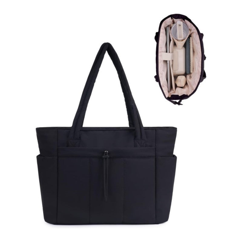 Multifunctional shopping bag with insulated compartment Kalsten