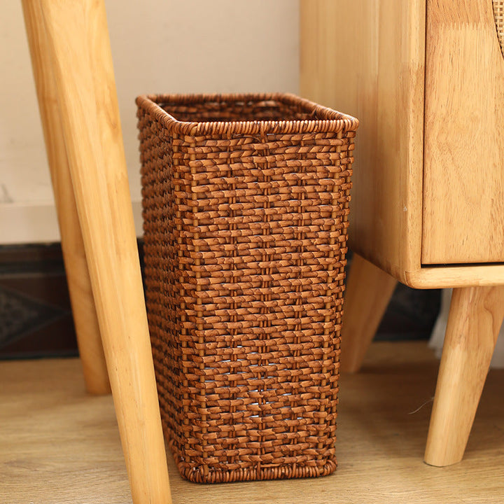 Unisex Rectangular Storage Basket made of handwoven material Kalsten