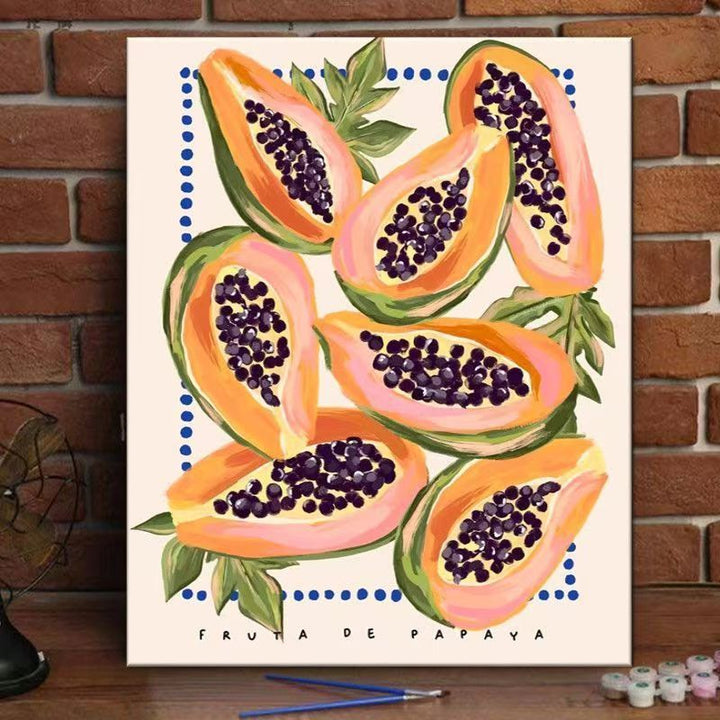 Peach Blossom Decorative Canvas Art Print Kalsten