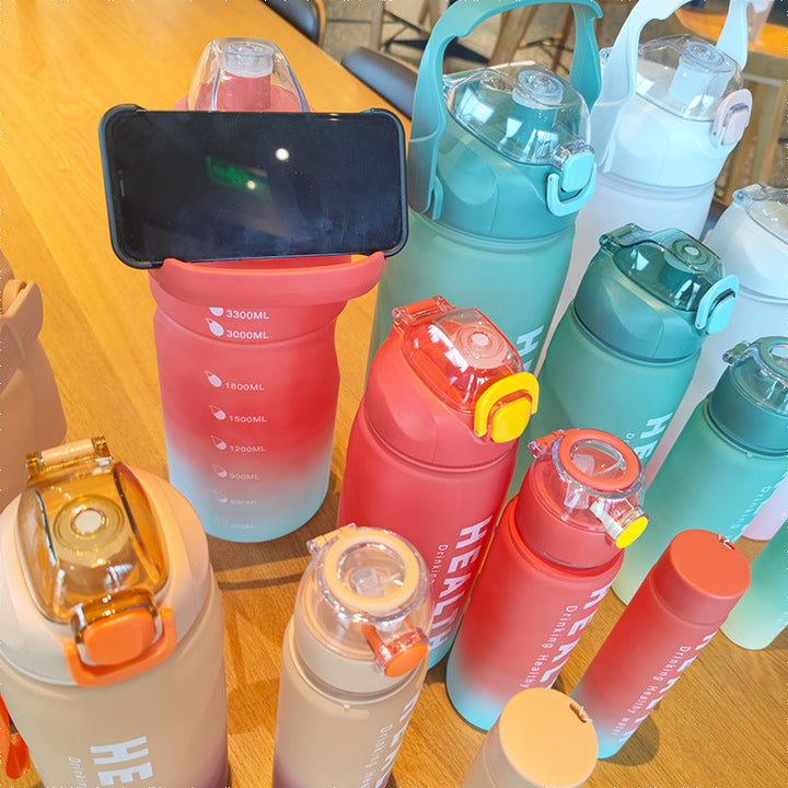 Women's versatile drinking bottle with practical flip lid Kalsten
