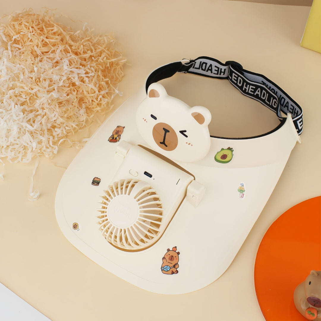 Women's Portable Handheld Fan with Panda Design Kalsten