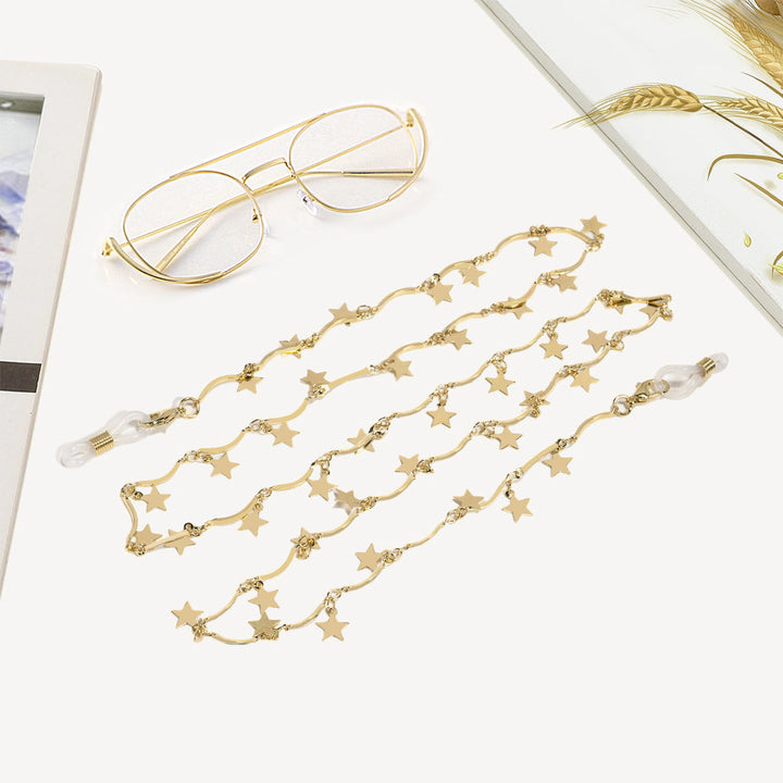 Star-Patterned Eyewear Chain Kalsten