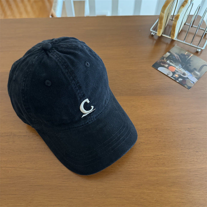 Men's Vintage-Inspired Washed Denim Cap Kalsten
