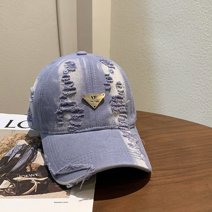 Women's Distressed Denim Baseball Cap Kalsten 1784084082