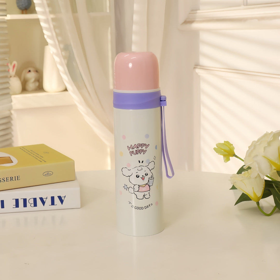 Ladies insulated bottle with cute dog design Kalsten