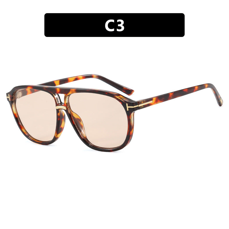 Women's square sunglasses with luxurious tortoiseshell pattern and polarized lenses Kalsten