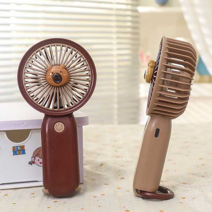 Women Portable Hand Fan with Animal Design Kalsten