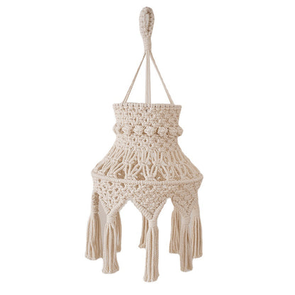 Macramé Hanging Light Fixture Acalora