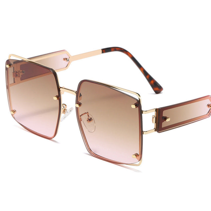 Women's elegant oversized sunglasses with distinctive geometric design Kalsten