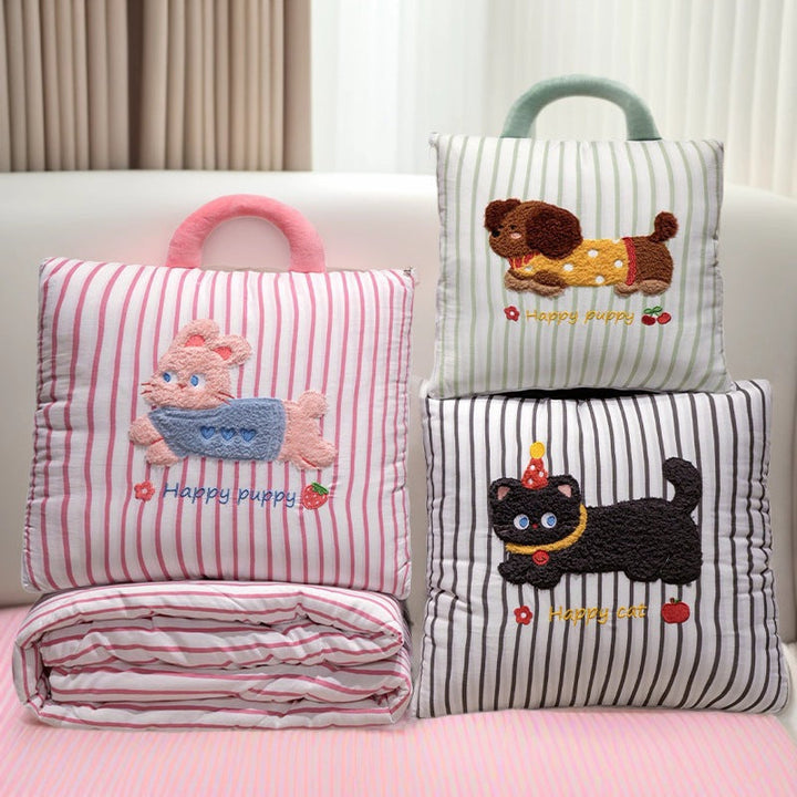 Cuddle pillow with cute dog motif Kalsten