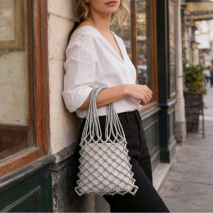 Elegant mesh tote bag with sturdy handles Kalsten