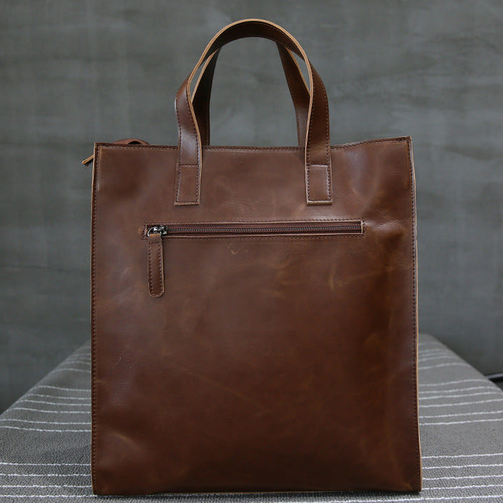 Stylish and Spacious Leather Bag Kalsten
