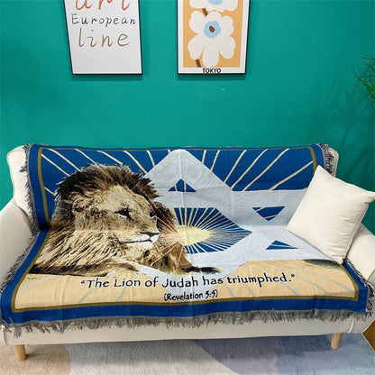 Artistic Cityscape Tapestry Blanket