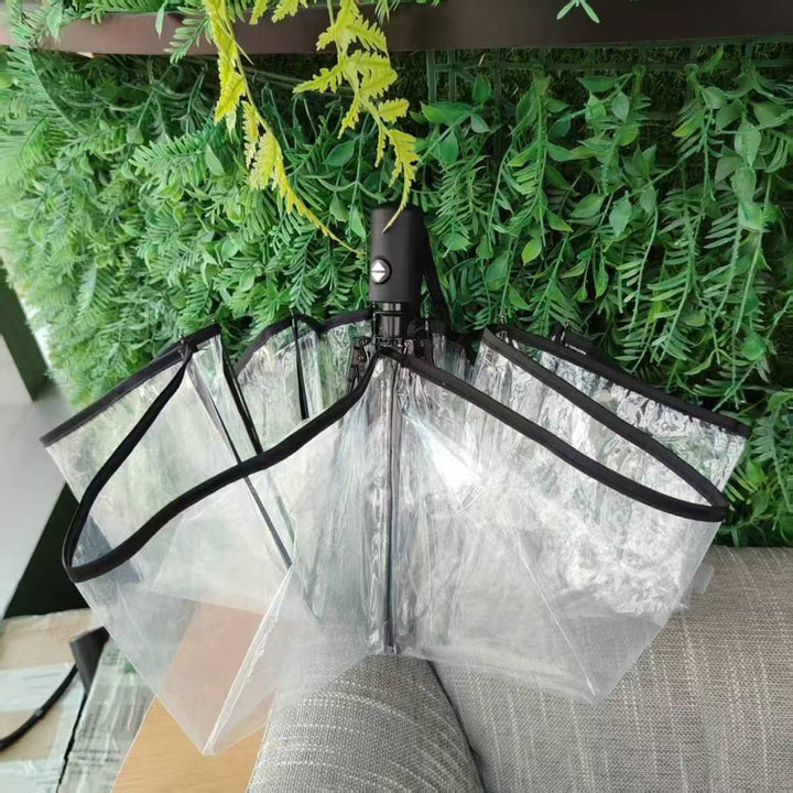 Ladies Transparent Rain Umbrella Kalsten