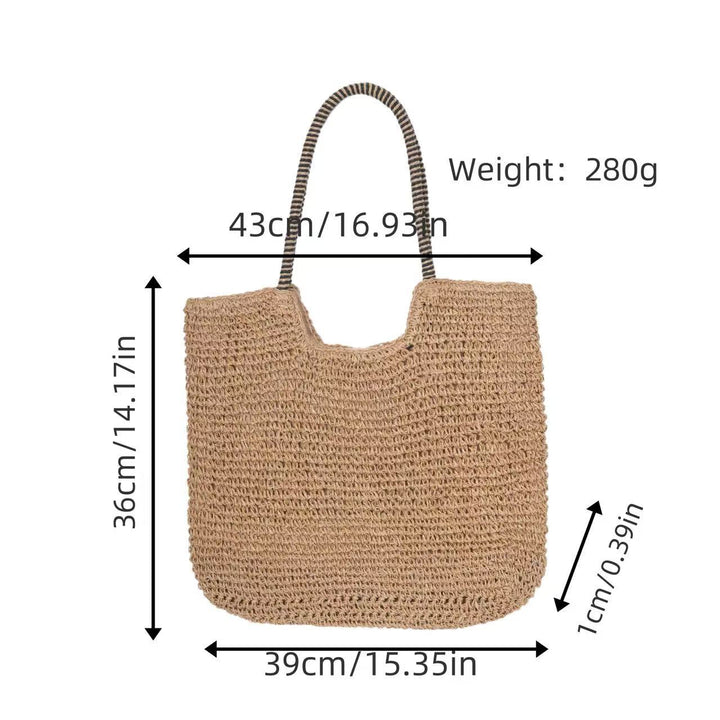 Large Braided Tote Bag Kalsten
