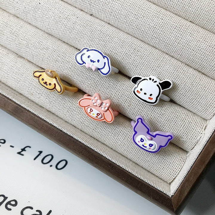 Playful ring with cheerful cartoon motif Kalsten