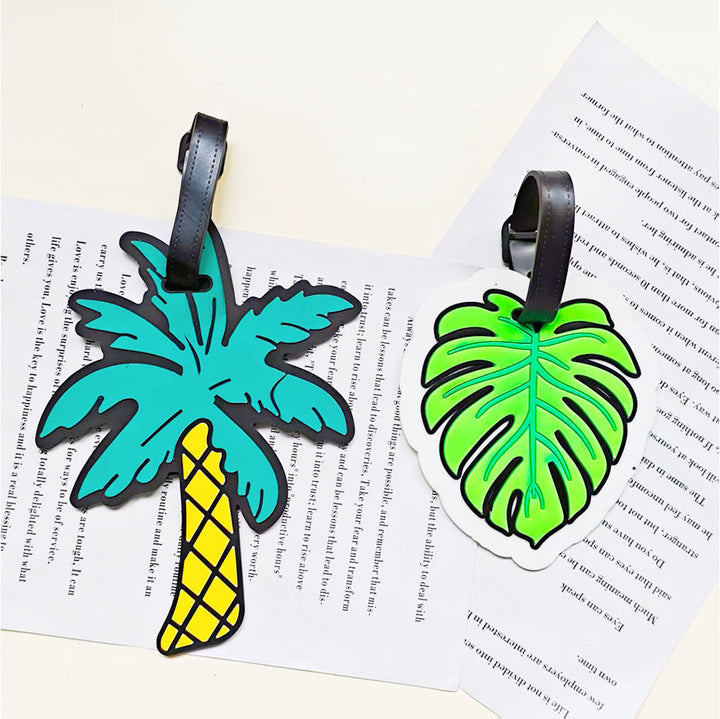 Unisex Tropical Leaf-Shaped Luggage Tag Kalsten