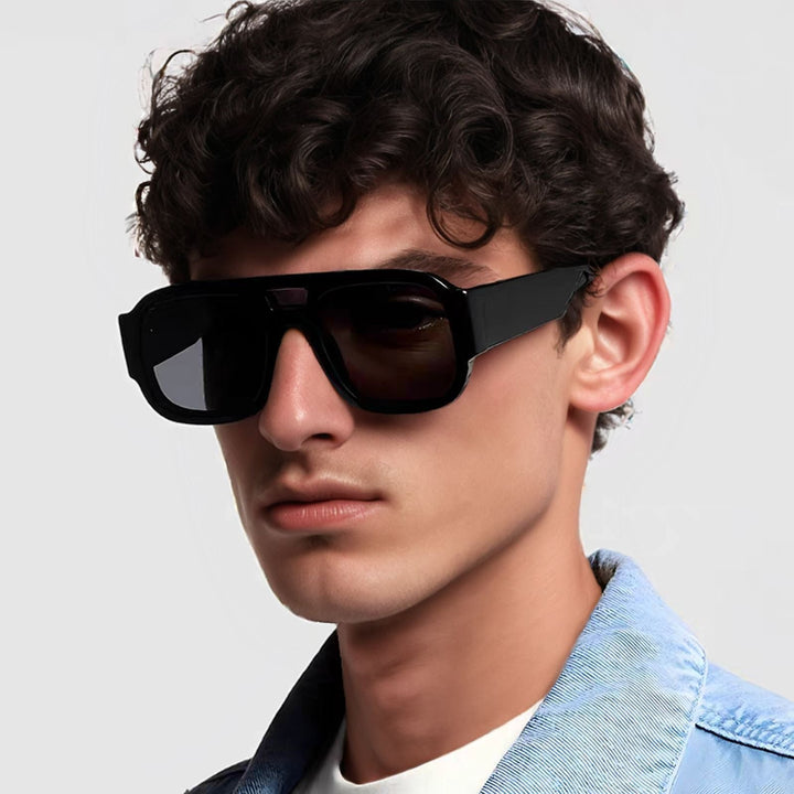 Unisex Bold Frame Retro Sunglasses Kalsten