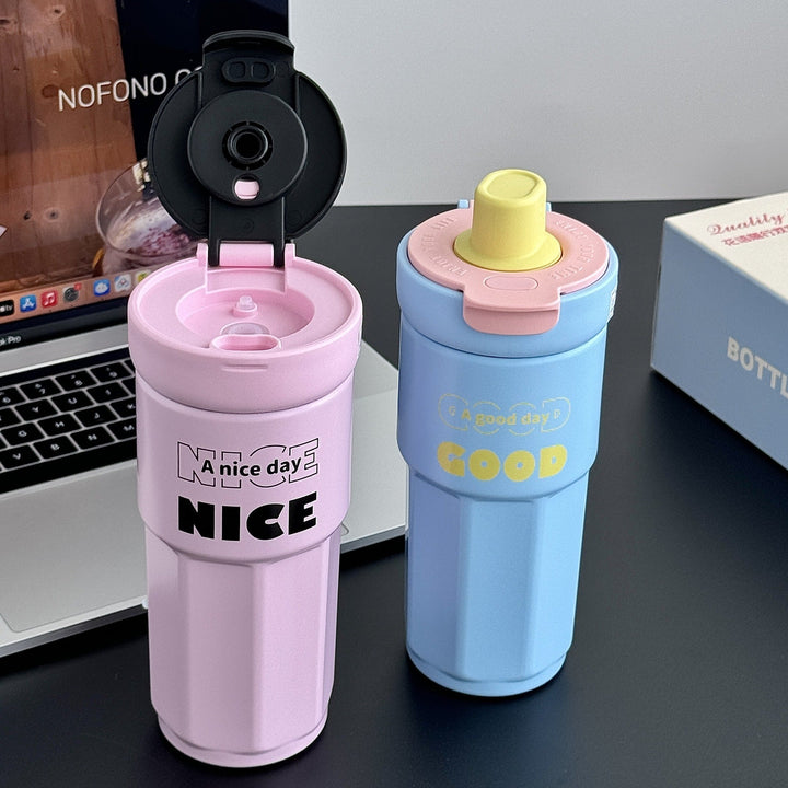 Ladies stylish coffee mug with spill-proof lid Kalsten
