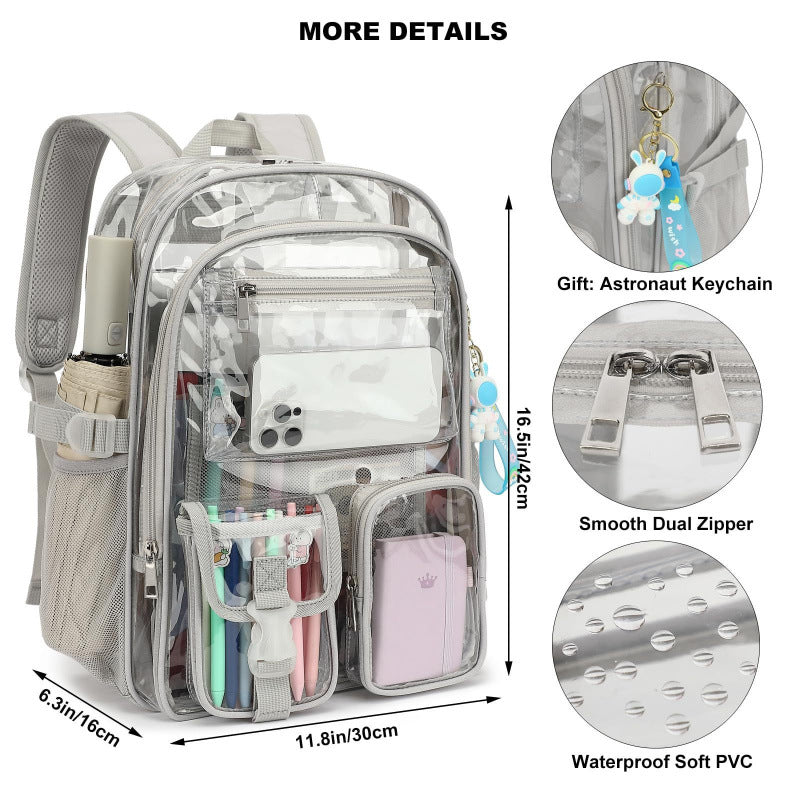 Transparent Multifunctional Backpack Bag Kalsten