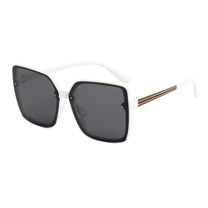 Women's Oversized Square Sunglasses with Contrasting Frame Kalsten