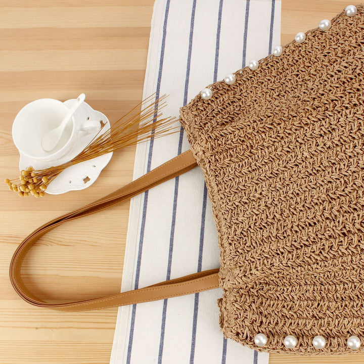 Beaded beach bag Kalsten
