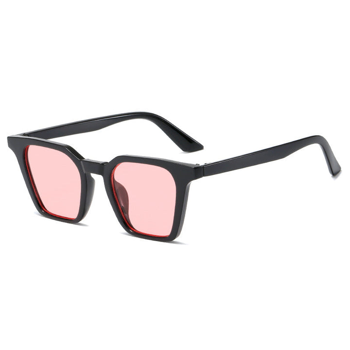 Women's square sunglasses with distinctive shield design and UV protection Kalsten