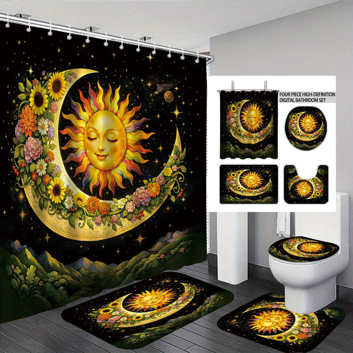 Digital Duck-Themed Bathroom Set Kalsten