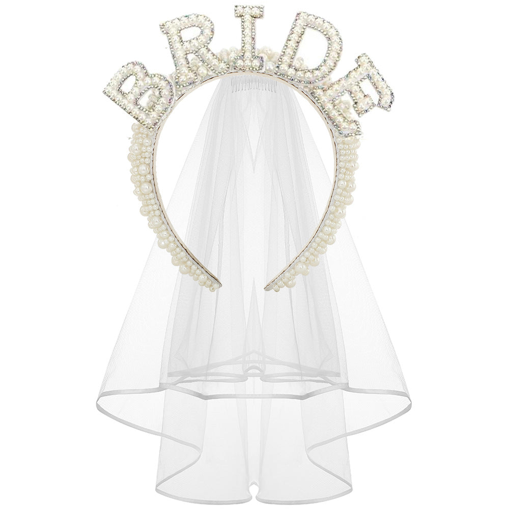 Women's Bridal Satin Ribbon with Sparkling Crystals Kalsten