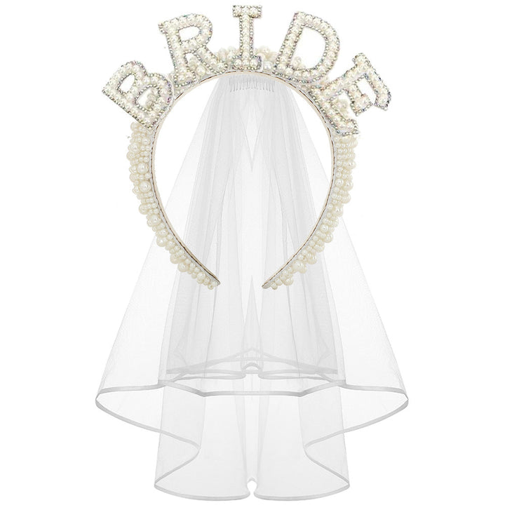 Women's Bridal Satin Ribbon with Sparkling Crystals Kalsten