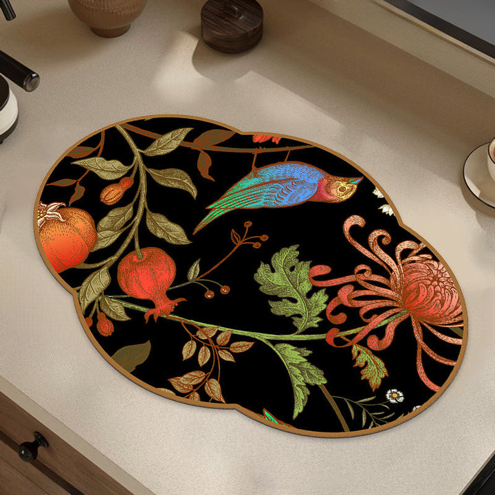 Artistic Floral Area Rug