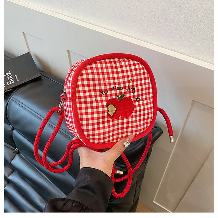 Cute Embroidered School Backpack