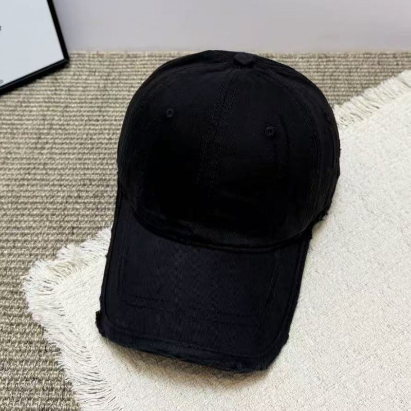 Women's Distressed Casual Twill Baseball Cap Kalsten