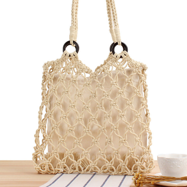 Fashionable Macrame Tote Bag Kalsten