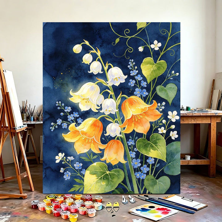 Floral-Theme Wall Art Canvas Print Kalsten