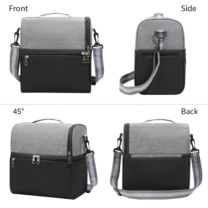 Insulated cooler bag with practical compartments Kalsten