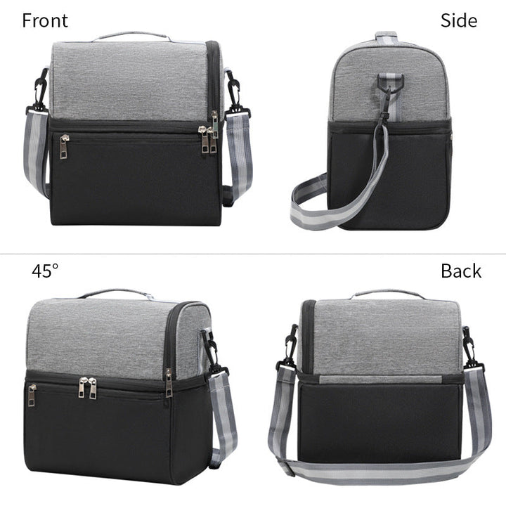 Insulated cooler bag with practical compartments Kalsten