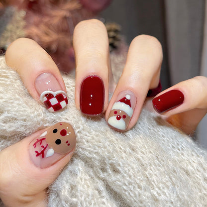Fun Character-Themed Press-On Nail Art Acalora