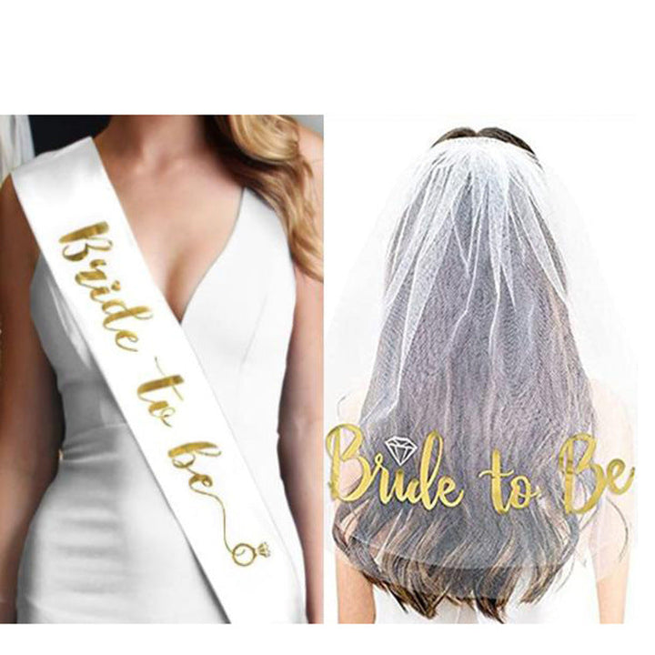 Ladies' Decorative Headband with "Bride" Inscription Kalsten