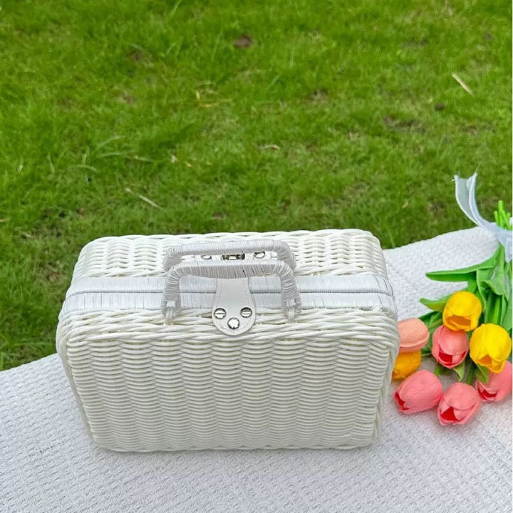 Ladies stylish and practical rattan cosmetic box Kalsten