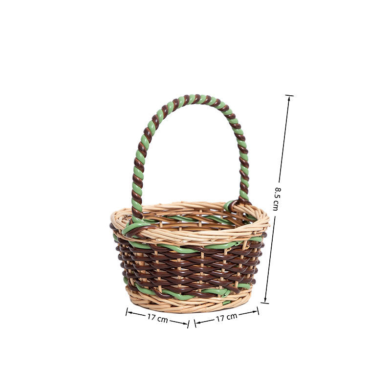 Decorative Woven Flower Basket Acalora