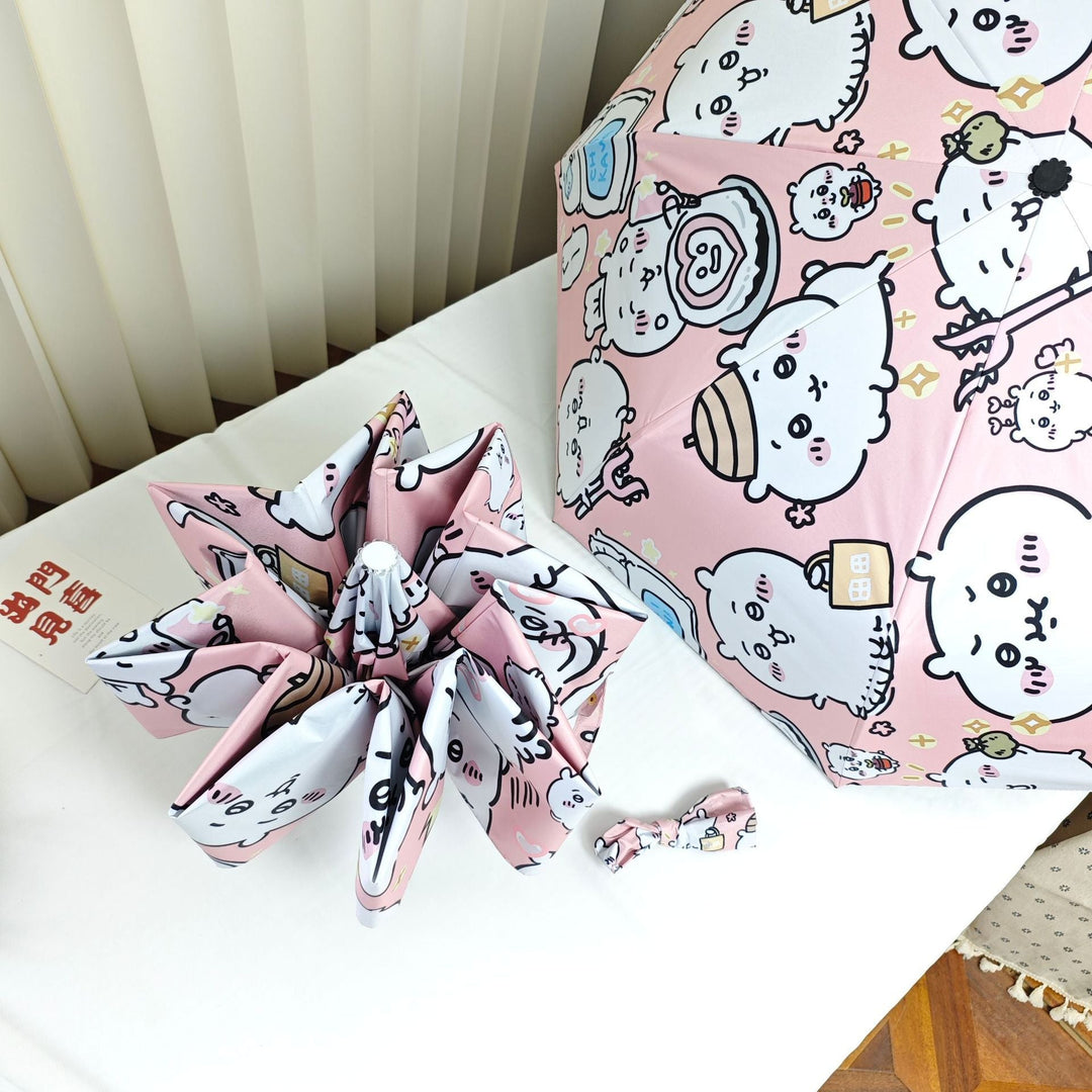 Women's Foldable Umbrella with Humorous Animal Design Kalsten