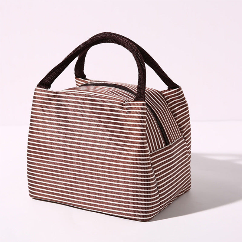 Insulated Lunch Bag with Stylish Stripes Kalsten