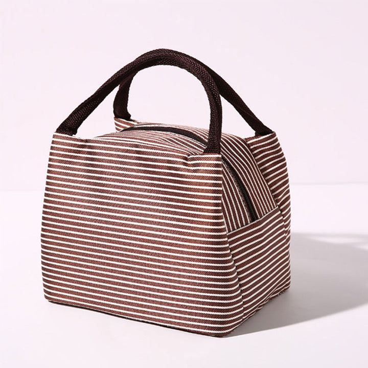 Insulated Lunch Bag with Stylish Stripes Kalsten