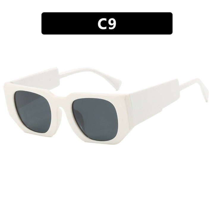 Ladies oversized sunglasses with geometric frame and UV protection Kalsten